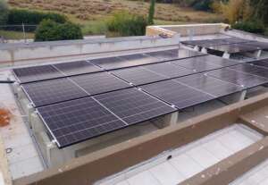 Impianto fotovoltaico 6 kW su tetto piano