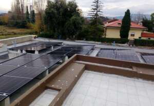 Impianto fotovoltaico 6 kW su tetto piano a coriano